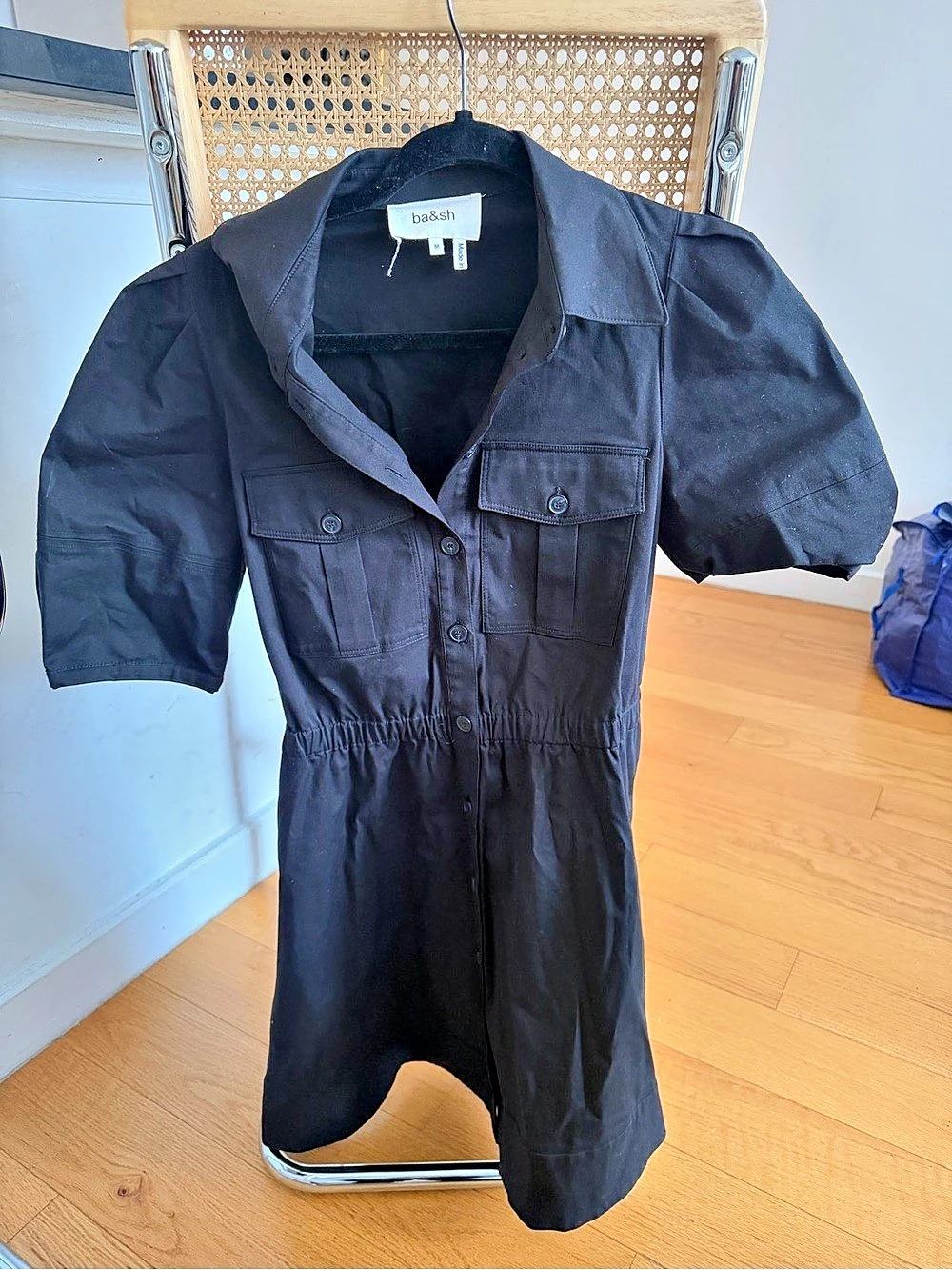 ba&sh Lincoln Dress Mini Shirt Dress Size Medium